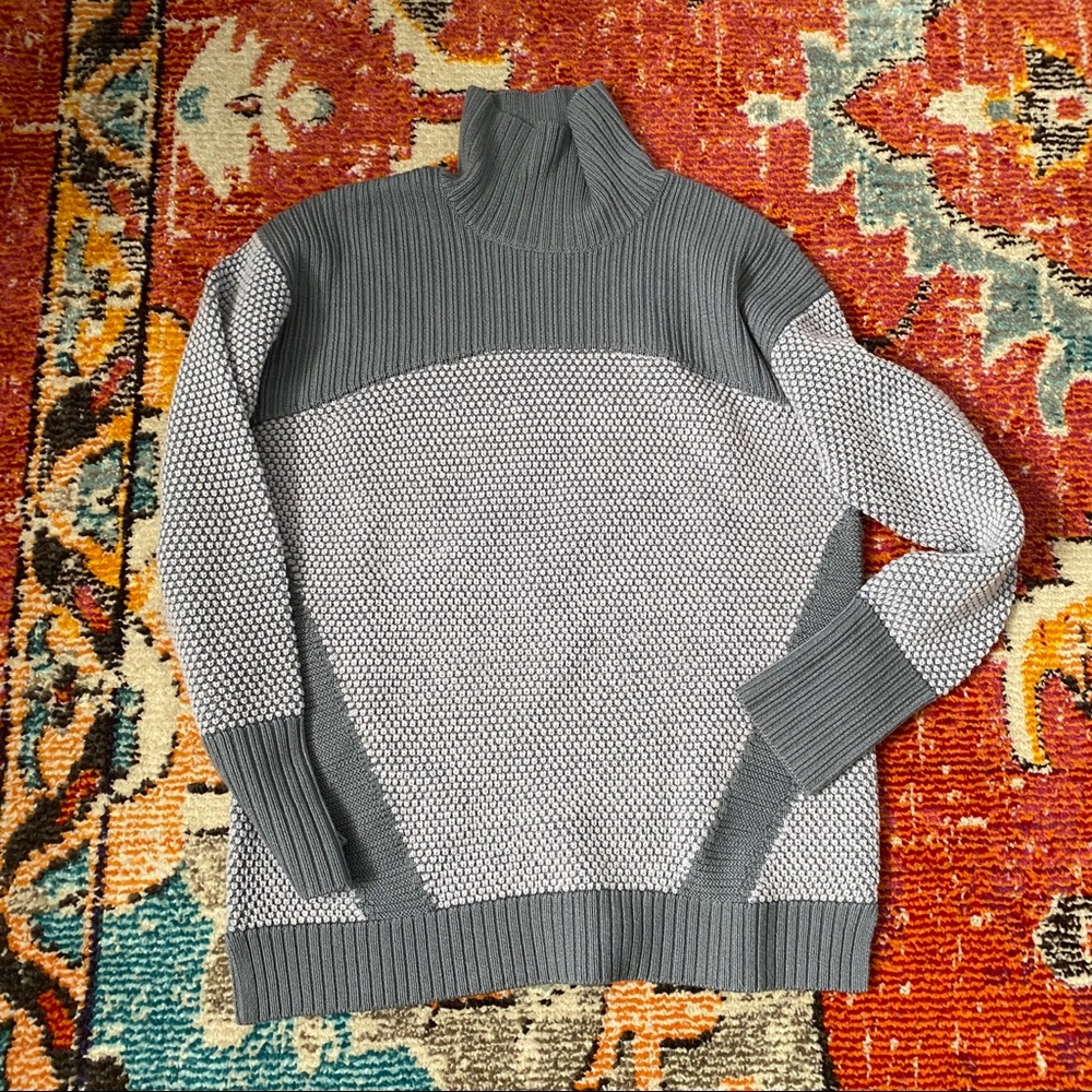 Lululemon Wool Mix Mock Neck Sweater